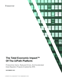 Forrester Economic Impact of Automation Whitepaper